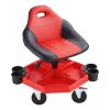 VEVOR Rolling Garage Stool 300LBS Adjustable Mechanic Work Shop Seat w/Casters