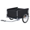 Bike Trailer Black and Gray 143.3 lb