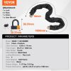 VEVOR Bike Chain Lock 3.28FT Heavy Duty Bike Lock Anti-Theft Bicycle Chain Lock 14mm Thicker Bicycle Lock Chain with 4 Keys for E-Bike, Motorcycle