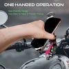 TAKEWAY Clampod HAWK1-PH05-ANV Anti-Vibration Phone Mounts Holder, Motorcycle Handlebar Clamp Base, Adjustable, Stable