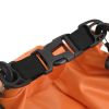 Dry Bag with Zipper Orange 5.3 gal PVC