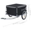 Bike Trailer Black and Gray 143.3 lb