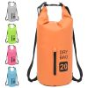 Dry Bag with Zipper Orange 5.3 gal PVC
