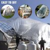 VEVOR Greenhouse Film 20 x 28 ft, Greenhouse Polyethylene Film 6 Mil Thickness, Greenhouse Plastic Greenhouse Clear Plastic Film UV Resistant