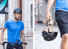 bicycle Bluetooth helmet. (Light mode (flash, tidal), normal mode (flash), automatic brake warning lights