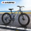 24 Inch Fat Tire Bike Adult/Youth Full Shimano 7 Speeds Mountain Bike, Dual Disc Brake, High-Carbon Steel Frame, Front Suspension, Mountain Trail Bike