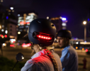 Cycling sports protection helmet. (Light sensing mode, phone answering, GPS navigation, brake warning lights, MP3 + light endurance of 6h
