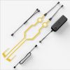 Motorcycle Helmet Lighted Strip Night Riding Helmet Light Strip LED Warning Lights