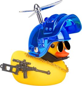 Rubber Yellow Duck Car Ornaments Cool Duck Car Ornaments Cool Duck (Color: Blue)