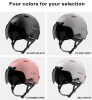 Electric motorcycle Bluetooth headset HD camera photo and video cycling record GPS Bluetooth 1080FHD WIFI + App multiplayer group bike ride intercom h