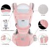 Baby Carrier with Hip Seat, Multi-Functional 9 in 1 Baby Carrier