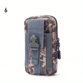 1pc Men's Denim Waist Bag For Outdoor Hiking; Cycling (STYLE: Style 6)