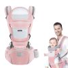 Baby Carrier with Hip Seat, Multi-Functional 9 in 1 Baby Carrier